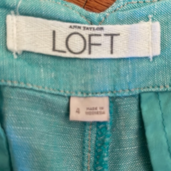 LOFT LINEN/COTTON BLEND SHORTS - Picture 8 of 9